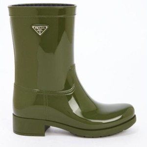 Prada Wellington - Rain Boots, Green